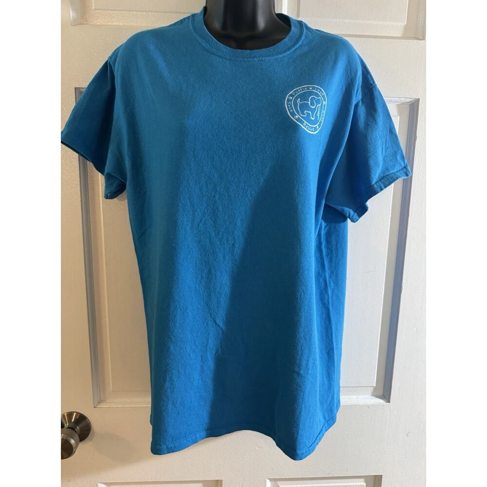 Ladies Puppie Love Surfboard T-shirt Size Medium